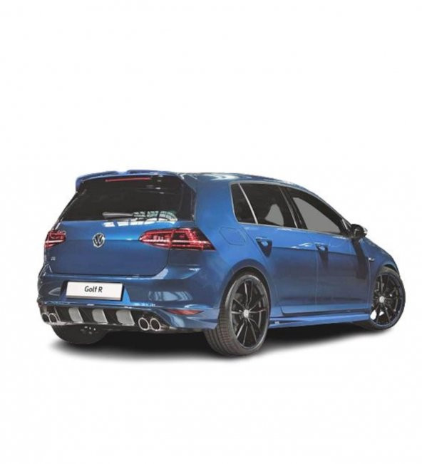 Volkswagen Golf 7  (2012-2016) Oettinger Style Arka Tampon - Eki (Plastik)