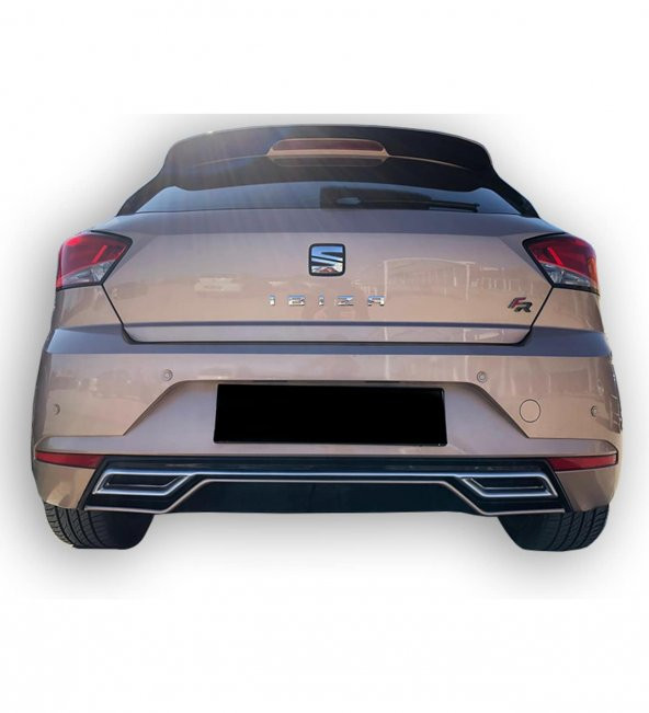Seat ibiza (2017 ve Sonrası) Egzoz Görünümlü Difüzör (Plastik)