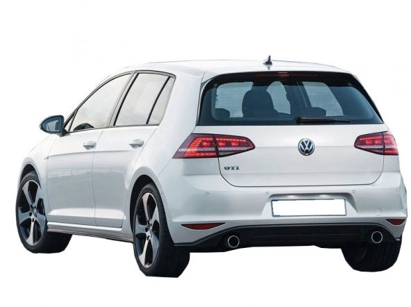 Volkswagen Golf 7 (2012-2016) GTi Arka Tampon Eki (Plastik)