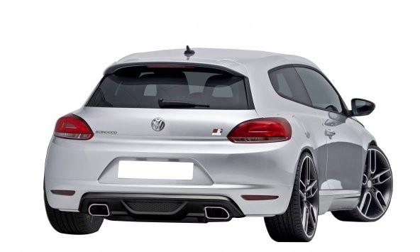 Volkswagen Scirocco (2009-2014) Caractere Arka Tampon Eki - Difüzör (Plastik) - Resim 2