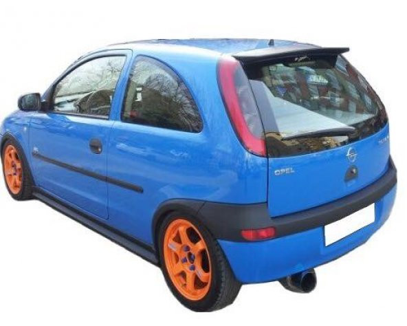 Opel Corsa C (2001 - 2006) Opc Style Marşpiyel Seti (Plastik) - 2