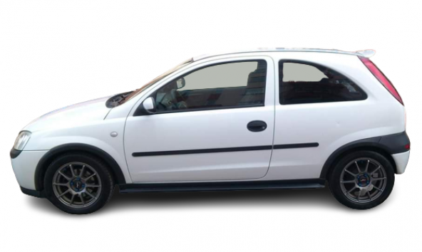 Opel Corsa C (2001 - 2006) Opc Style Marşpiyel Seti (Plastik) - 3