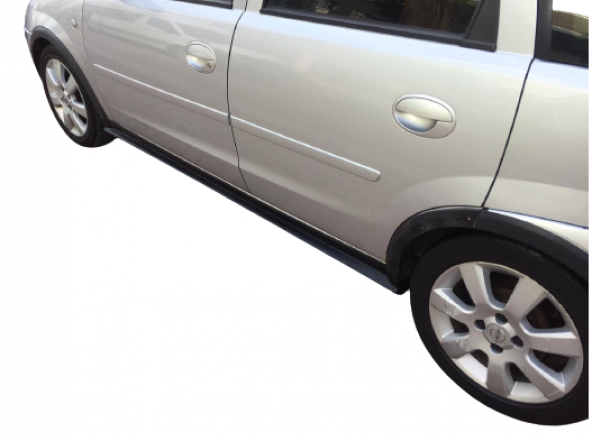 Opel Corsa C (2001 - 2006) Opc Style Marşpiyel Seti (Plastik) - 4
