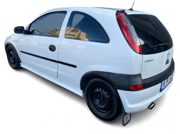Opel Corsa C (2001 - 2006) Opc Style Marşpiyel Seti (Plastik) - 5