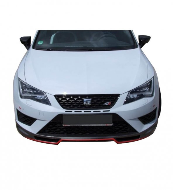 Seat Leon MK3 -5F (2013-2016) FR Uyumlu Ön Tampon Ek (Plastik)