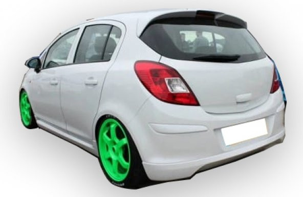 Opel Corsa D 2007 - 2015 OPC Yan Marşpiyel Seti (Plastik) - 2