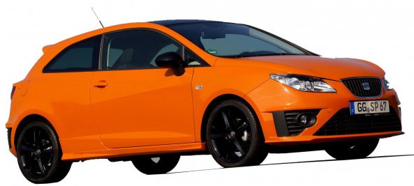 Seat İbiza 2 Kapı (2008-2016) SC Yan Marşpiyel Seti (Plastik) - 2