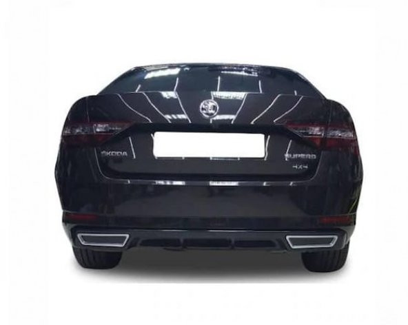 Skoda Süper B Egzoz Görünümlü Difüzör (Plastik) - 2