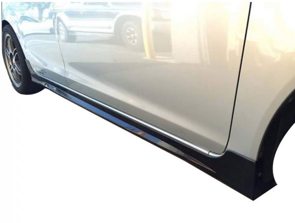Honda Civic FB7 (2012-2016) Mugen RR Yan Marşpiyel Seti (Plastik) - 2