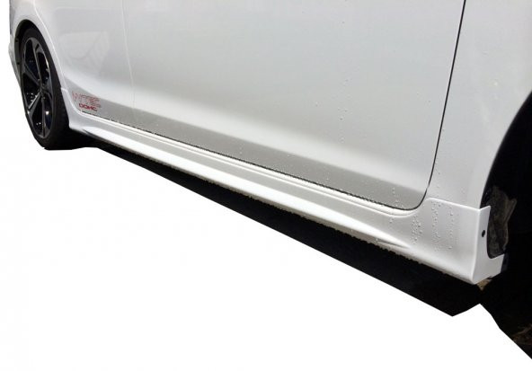 Honda Civic FB7 (2012-2016) Mugen RR Yan Marşpiyel Seti (Plastik) - 3