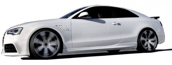 Audi A5 8P3 2008 - 2016 Coupe 2 Kapı RS5 Yan Marşpiyel Seti (Plastik) - 3
