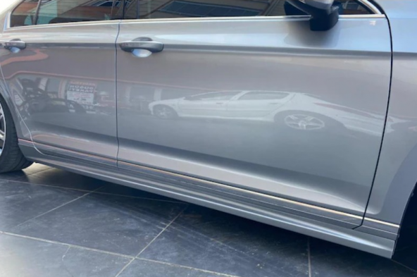 Honda Civic FB7 (2012-2016) Mugen RR Yan Marşpiyel Seti (Plastik) - 5