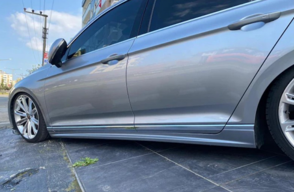 Honda Civic FB7 (2012-2016) Mugen RR Yan Marşpiyel Seti (Plastik) - 6