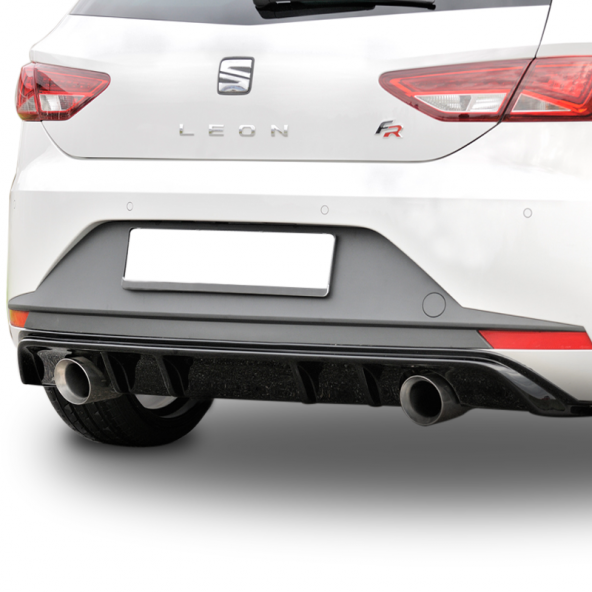Seat Leon MK3 (2013-2016) FR Arka Tampon Eki - Difüzör (Plastik) - Resim 2