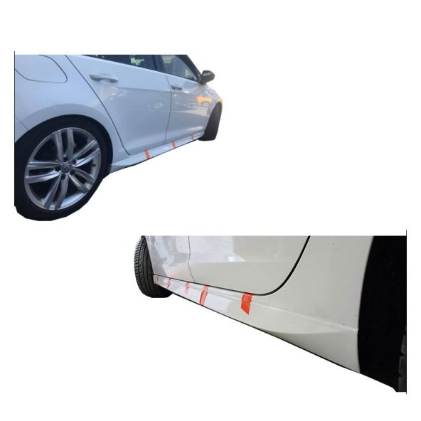 Volkswagen Golf 7 (2012-2019) Aerodinamik Yan Marşpiyel Seti (Plastik) - 2