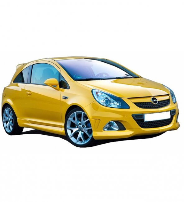 Opel Corsa D (2007-2015) OPC 2 kapılı (Coupe) Yan Marşpiyel Seti (Plastik)