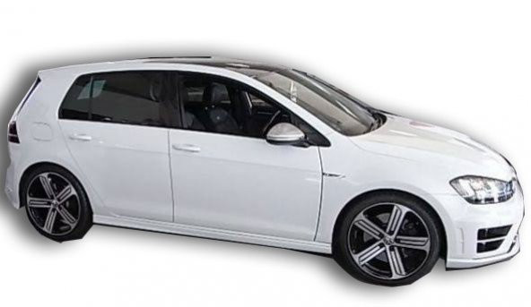 Volkswagen Golf 7-7,5 Series (2012-2020) R Model Marşpiyel Seti (Plastik) - Resim 3