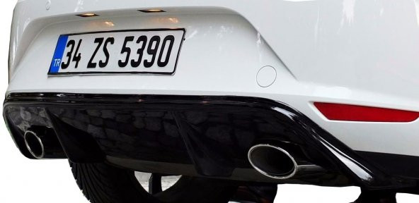 Seat Leon MK3 - 5F (2013-2016) Style Arka Tampon Eki - Difüzör (Plastik) - 2