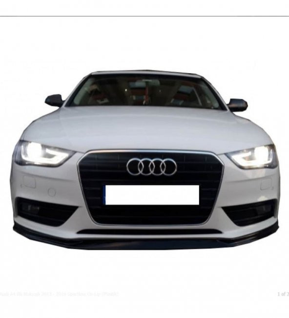 Audi A4 B8 Makyajlı 2013 - 2016 Sportline Ön Lip (Plastik)