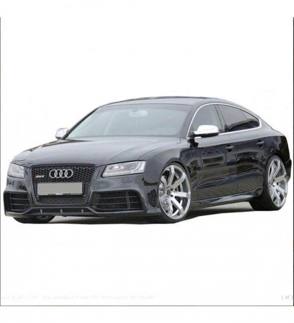 Audi A5 8P3 2008 - 2016 Sportback 4 Kapı RS5 Yan Marşpiyel Seti (Plastik)