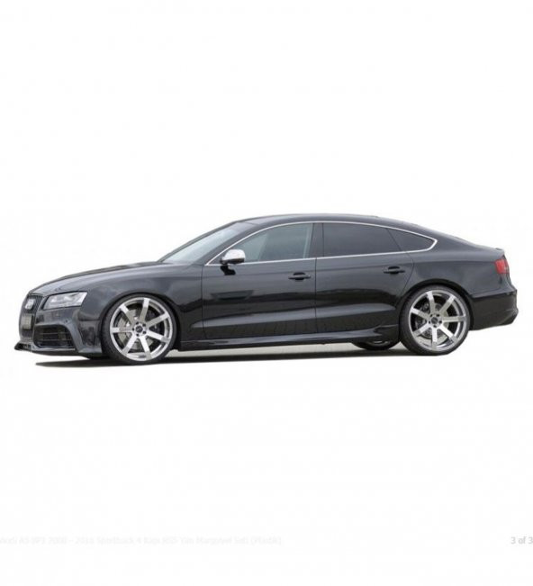 Audi A5 8P3 2008 - 2016 Sportback 4 Kapı RS5 Yan Marşpiyel Seti (Plastik) - 3