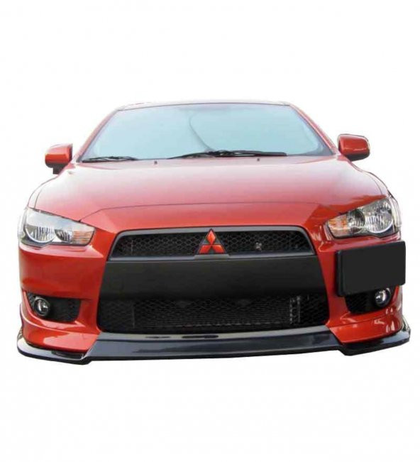 Mitsubishi Lancer 2009 Sonrası 10 Kasa Ön Flap Altı V Lip (Plastik)