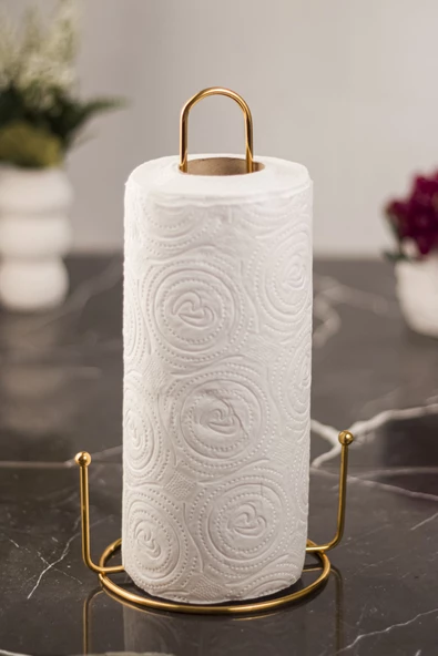 Gold 3 Lü Servis Sunum Seti & Havluluk & Peçetelik & Nihale Paslanmaz - 4