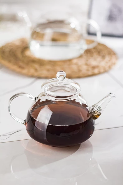 Dore Isaya Dayanıklı Borosilikat Cam Çaydanlık 750 / 1300 ML - 3