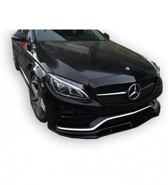 Mercedes C Serisi W205 2015 Sonrası C63 Ön Lip (Plastik)