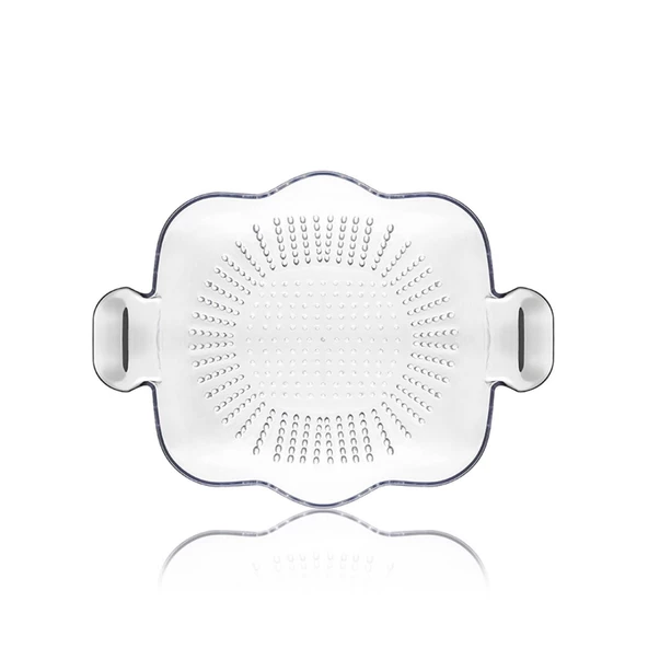 Akrilik Şeffaf Makarna Süzgeçi & Sebze Meyve Süzgeçi - 4