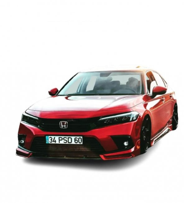 ps dizayn Honda Civic Fe Sedan (2021-2022) Body Kit (Plastik)