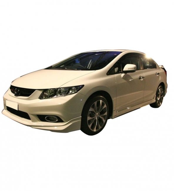 Honda Civic FB7 (2012-2016) Modulo Black Edition Yan Marşpiyel Seti (Plastik)