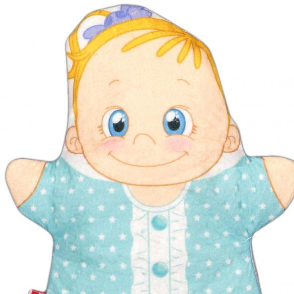 Tox Bebek Aile Bireyleri Keçe El Kukla T338 , Eğitici Oyuncak - 3