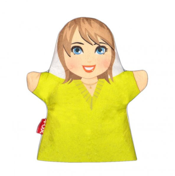 Tox Teyze Aile Bireyleri Keçe El Kukla T339 , Eğitici Oyuncak - 6