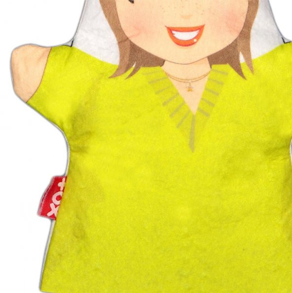 Tox Teyze Aile Bireyleri Keçe El Kukla T339 , Eğitici Oyuncak - 8