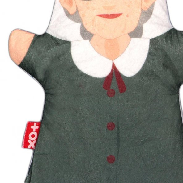 Tox Anneanne Aile Bireyleri Keçe El Kukla T335 , Eğitici Oyuncak - 8