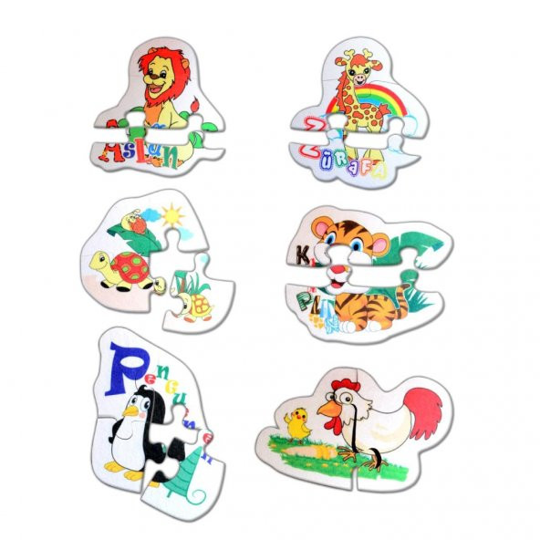 Tox Hayvanlar 2+ Keçe Yapboz - Puzzle T003 - 6