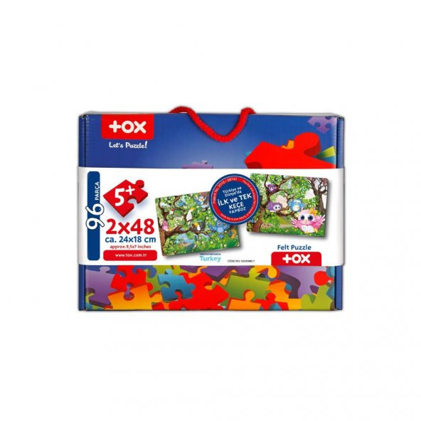 Tox Baykuş 5+ Keçe Yapboz - 5 Yaş Puzzle T017 - 8