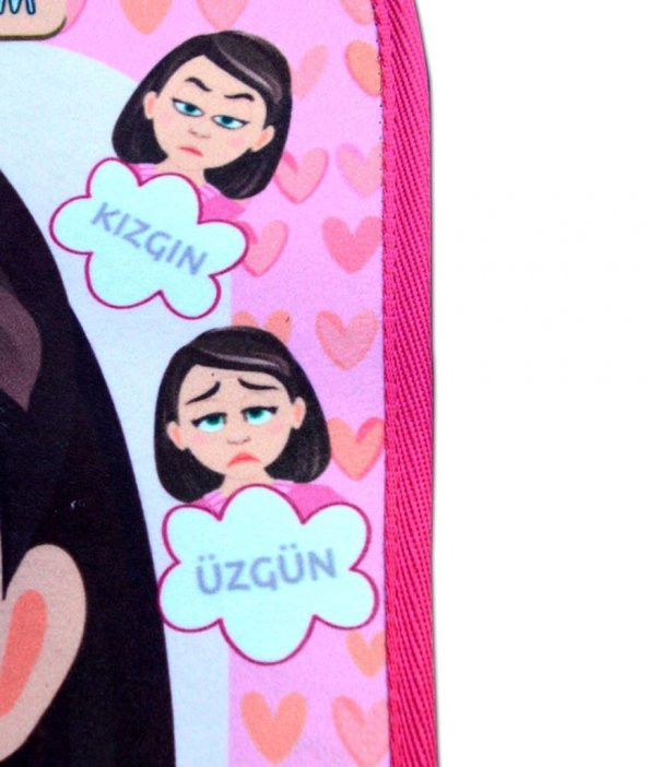 Tox ( Kız ) Duyguları Öğreniyorum Keçe Cırtlı Aktivite Sayfası - Çocuk Etkinlik , Eğitici Oyuncak - 5