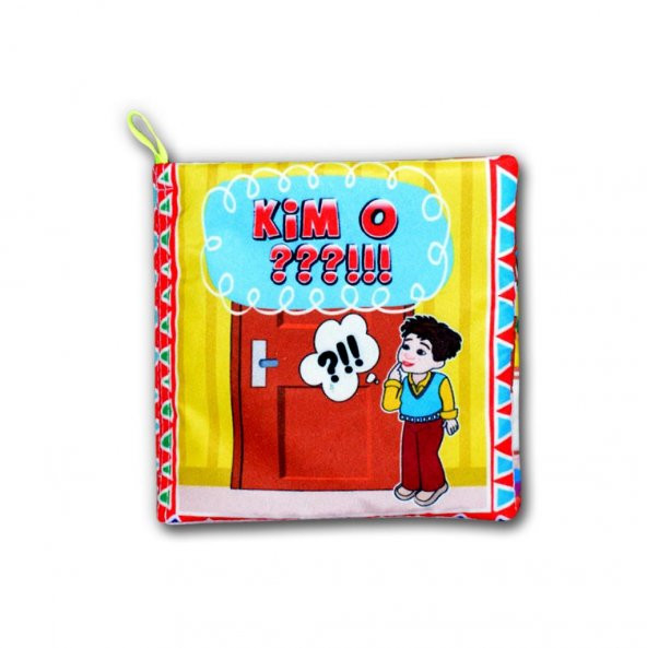 Tox Kim O Kumaş Sessiz Kitap T096 - Bez Kitap , Eğitici Oyuncak , Yumuşak ve Hışırtılı ürün görseli