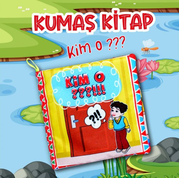 Tox Kim O Kumaş Sessiz Kitap T096 - Bez Kitap , Eğitici Oyuncak , Yumuşak ve Hışırtılı - Resim 2