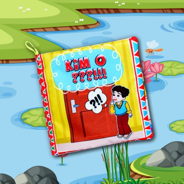 Tox Kim O Kumaş Sessiz Kitap T096 - Bez Kitap , Eğitici Oyuncak , Yumuşak ve Hışırtılı - Resim 5