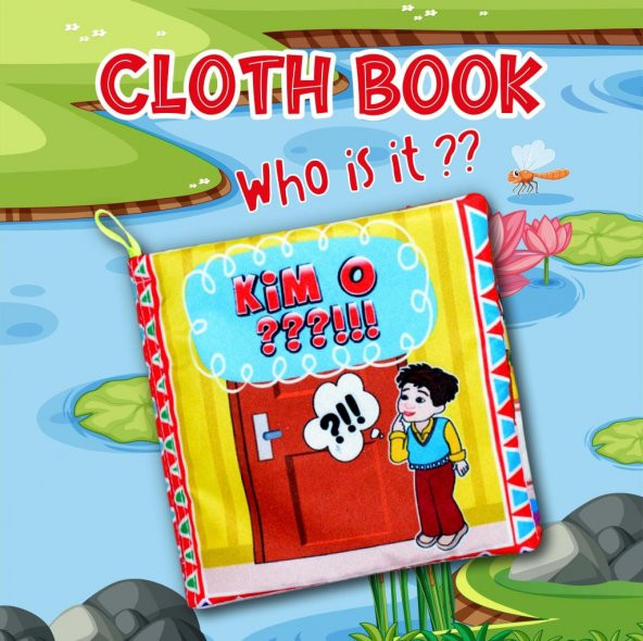 Tox Kim O Kumaş Sessiz Kitap T096 - Bez Kitap , Eğitici Oyuncak , Yumuşak ve Hışırtılı - Resim 6