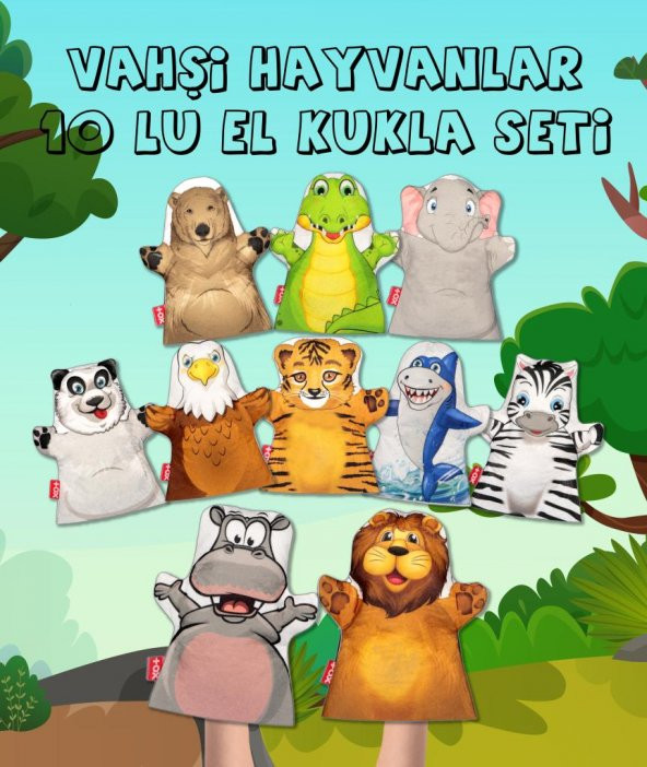 40 Parça - 4 Mega Set Tox El Kukla , Eğitici Oyuncak - 5