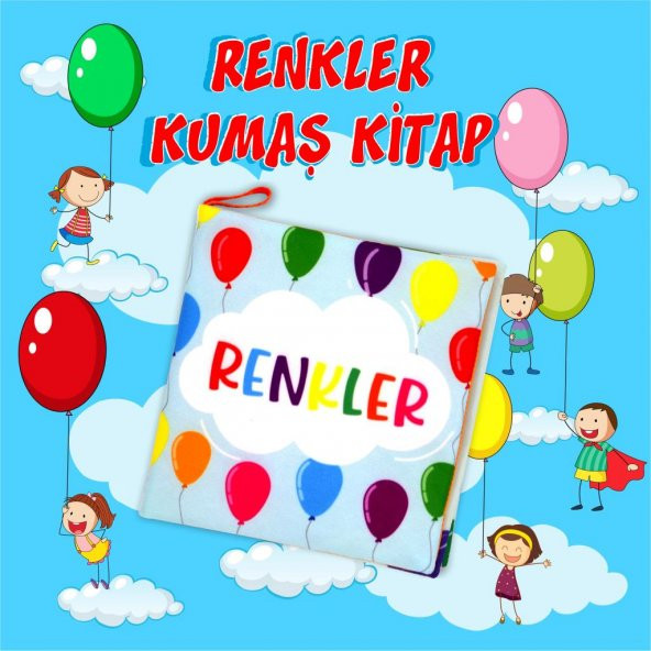 Tox Renkler Kumaş Sessiz Kitap T135 - Bez Kitap , Eğitici Oyuncak , Yumuşak ve Hışırtılı - 2