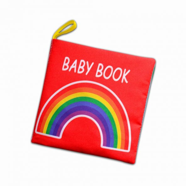 Tox İngilizce Renkli Bebek Kumaş Sessiz Kitap E120 - Bez Kitap , Eğitici Oyuncak , Yumuşak ve Hışırtılı - 6