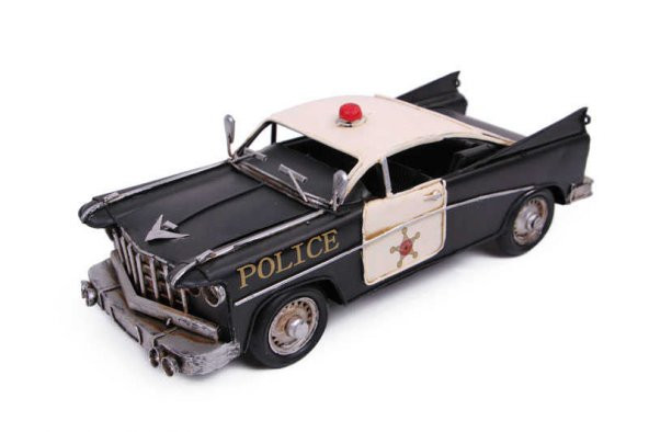 Dekoratif Metal Polis Arabası MNK