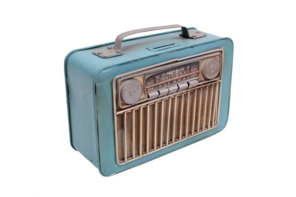 Dekoratif Metal  Radyo Kumbaralı  MNK ürün görseli