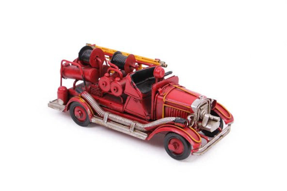 Dekoratif Metal Araba İtfaiye Aracı   MNK ürün görseli
