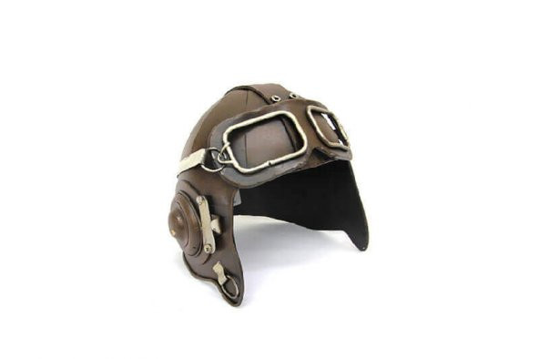 Dekoratif Metal Pilot Kaskı MNK